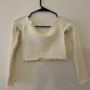 Free people cropped shirt